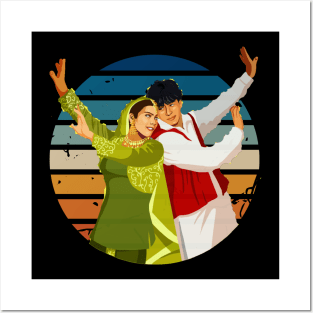 DDLJ - Shahrukh Kha and Kajol Posters and Art